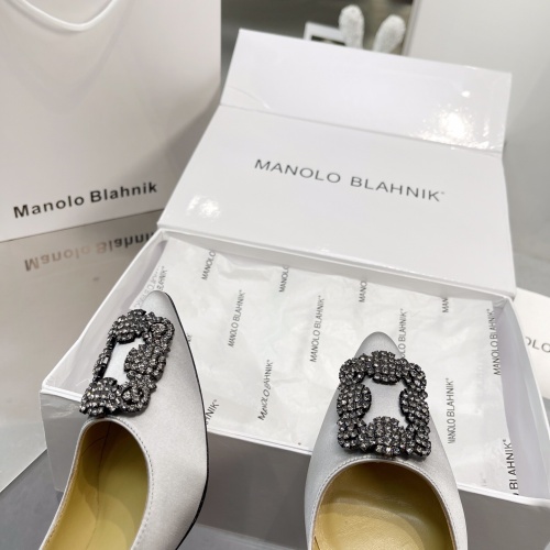 Cheap Manolo Blahnik High-Heeled Shoes For Women #969782 Replica Wholesale [$92.00 USD] [ITEM#969782] on Replica Manolo Blahnik High-Heeled Shoes