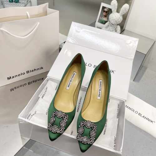 Cheap Manolo Blahnik High-Heeled Shoes For Women #969783 Replica Wholesale [$92.00 USD] [ITEM#969783] on Replica Manolo Blahnik High-Heeled Shoes