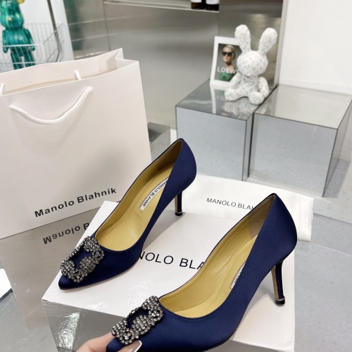 Cheap Manolo Blahnik High-Heeled Shoes For Women #969785 Replica Wholesale [$92.00 USD] [ITEM#969785] on Replica Manolo Blahnik High-Heeled Shoes
