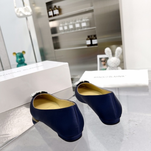 Cheap Manolo Blahnik Flat Shoes For Women #969795 Replica Wholesale [$85.00 USD] [ITEM#969795] on Replica Manolo Blahnik Flat Shoes