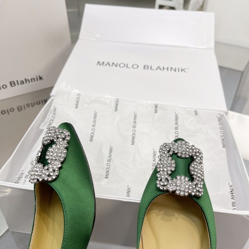 Cheap Manolo Blahnik Flat Shoes For Women #969797 Replica Wholesale [$85.00 USD] [ITEM#969797] on Replica Manolo Blahnik Flat Shoes