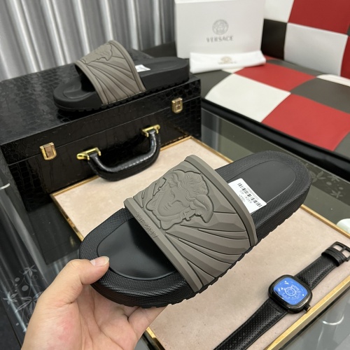 Cheap Versace Slippers For Men #969906 Replica Wholesale [$42.00 USD] [ITEM#969906] on Replica Versace Slippers