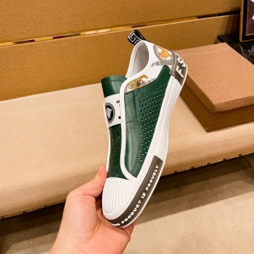 Cheap Versace Casual Shoes For Men #969987 Replica Wholesale [$76.00 USD] [ITEM#969987] on Replica Versace Casual Shoes