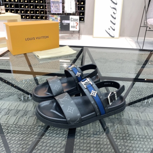 Cheap Louis Vuitton LV Sandal For Men #970269 Replica Wholesale [$52.00 USD] [ITEM#970269] on Replica Louis Vuitton Sandal