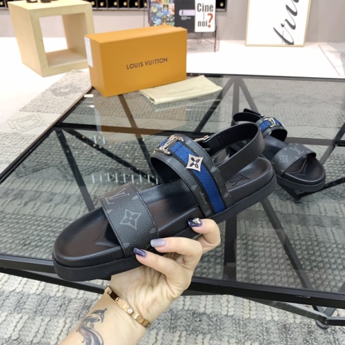 Cheap Louis Vuitton LV Sandal For Men #970269 Replica Wholesale [$52.00 USD] [ITEM#970269] on Replica Louis Vuitton Sandal