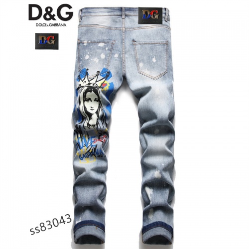 Cheap Dolce &amp; Gabbana D&amp;G Jeans For Men #970497 Replica Wholesale [$48.00 USD] [ITEM#970497] on Replica Dolce &amp; Gabbana D&amp;G Jeans