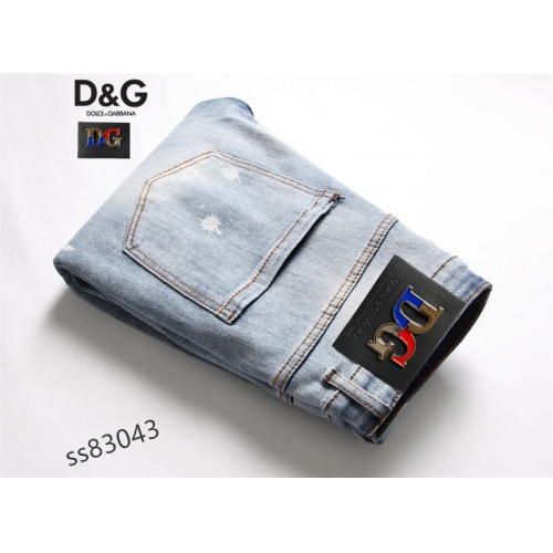 Cheap Dolce &amp; Gabbana D&amp;G Jeans For Men #970497 Replica Wholesale [$48.00 USD] [ITEM#970497] on Replica Dolce &amp; Gabbana D&amp;G Jeans