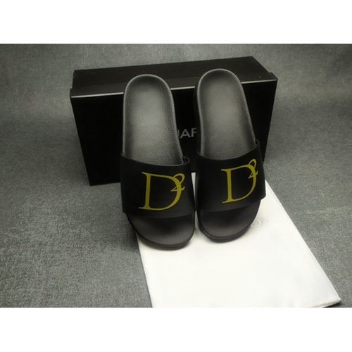 Cheap Dsquared Slippers For Men #970747 Replica Wholesale [$39.00 USD] [ITEM#970747] on Replica Dsquared Slippers