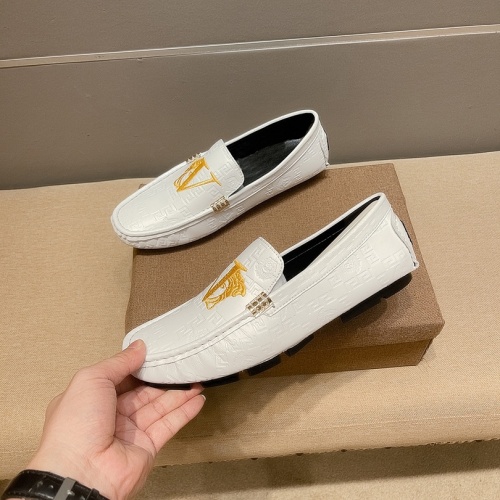Cheap Versace Leather Shoes For Men #971290 Replica Wholesale [$68.00 USD] [ITEM#971290] on Replica Versace Leather Shoes
