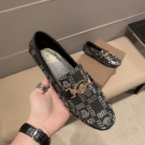 Cheap Versace Leather Shoes For Men #971301 Replica Wholesale [$68.00 USD] [ITEM#971301] on Replica Versace Leather Shoes