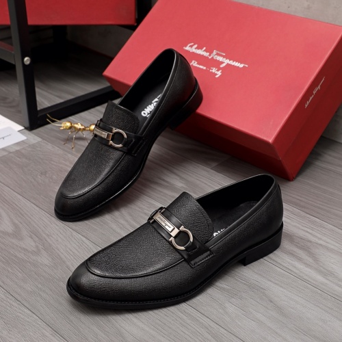 Cheap Salvatore Ferragamo Leather Shoes For Men #971517 Replica Wholesale [$76.00 USD] [ITEM#971517] on Replica Salvatore Ferragamo Leather Shoes