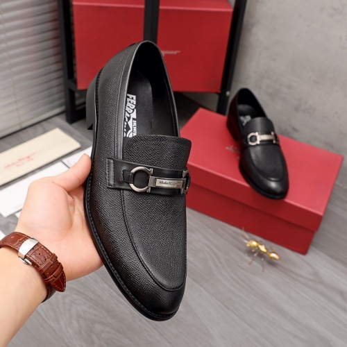 Cheap Salvatore Ferragamo Leather Shoes For Men #971517 Replica Wholesale [$76.00 USD] [ITEM#971517] on Replica Salvatore Ferragamo Leather Shoes
