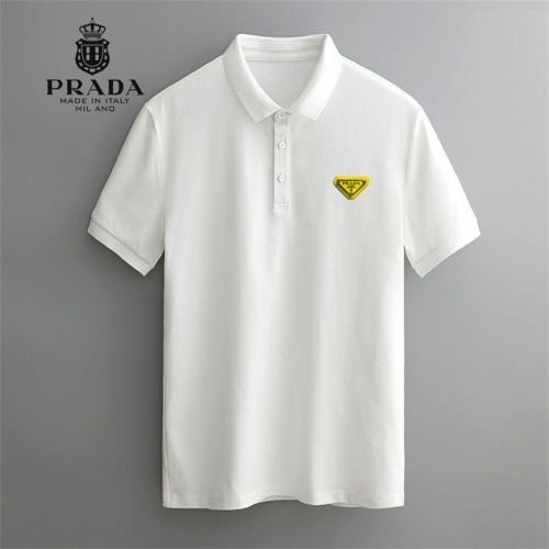 Cheap Prada T-Shirts Short Sleeved For Men #972438 Replica Wholesale [$29.00 USD] [ITEM#972438] on Replica Prada T-Shirts