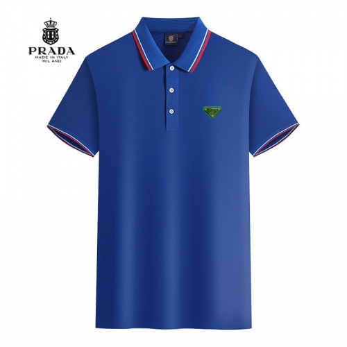 Cheap Prada T-Shirts Short Sleeved For Men #972440 Replica Wholesale [$29.00 USD] [ITEM#972440] on Replica Prada T-Shirts