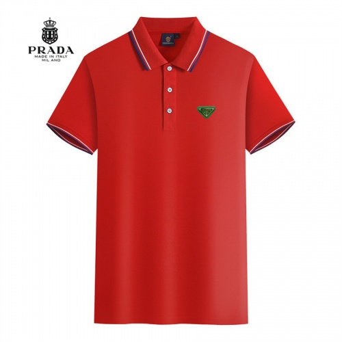 Cheap Prada T-Shirts Short Sleeved For Men #972442 Replica Wholesale [$29.00 USD] [ITEM#972442] on Replica Prada T-Shirts