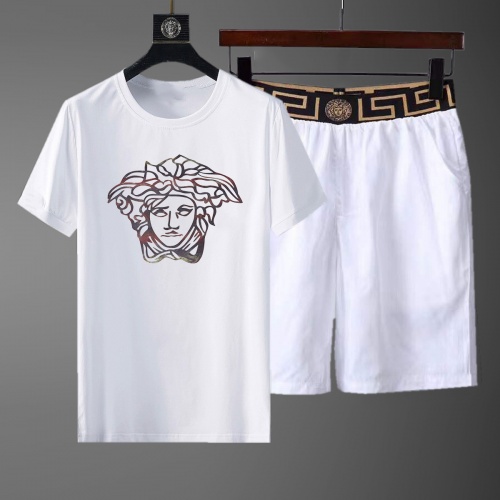 Cheap Versace Tracksuits Short Sleeved For Men #972592 Replica Wholesale [$56.00 USD] [ITEM#972592] on Replica Versace Tracksuits