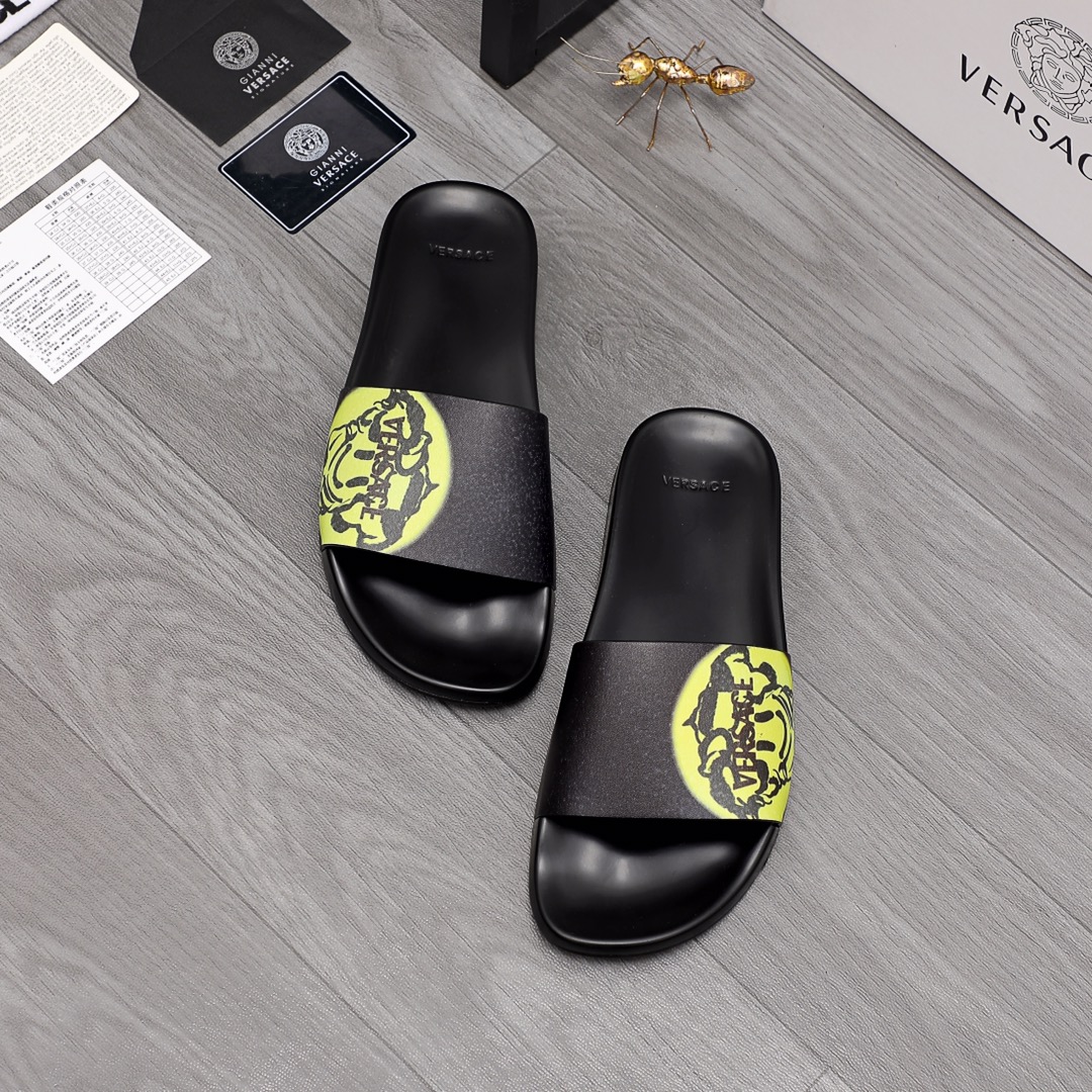 Cheap Versace Slippers For Men #968590 Replica Wholesale [$45.00 USD ...