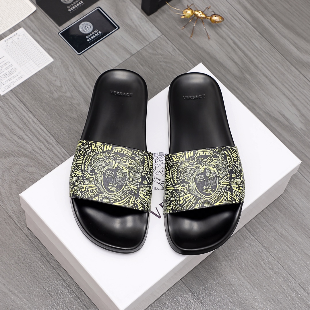 Cheap Versace Slippers For Men #968594 Replica Wholesale [$45.00 USD ...