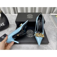 Cheap Versace High-Heeled Shoes For Women #966060 Replica Wholesale [$115.00 USD] [ITEM#966060] on Replica Versace High-Heeled Shoes