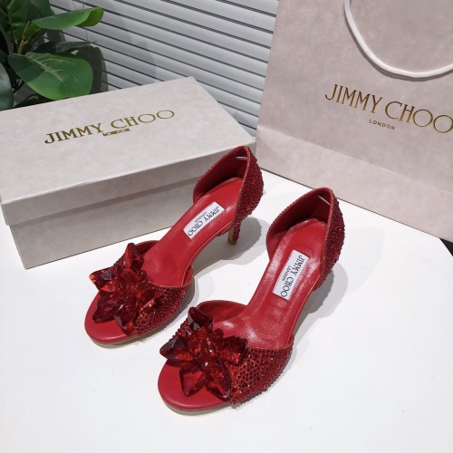 Cheap Jimmy Choo Sandals For Women #973108 Replica Wholesale [$76.00 USD] [ITEM#973108] on Replica Jimmy Choo Sandals