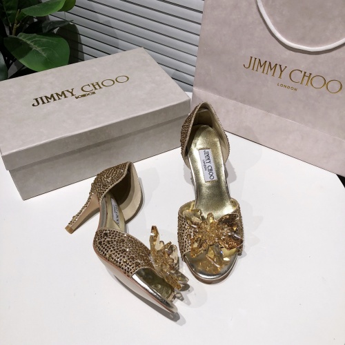Cheap Jimmy Choo Sandals For Women #973109 Replica Wholesale [$76.00 USD] [ITEM#973109] on Replica Jimmy Choo Sandals