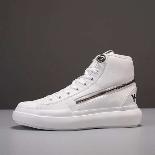 Cheap Y-3 High Tops Shoes For Men #974560 Replica Wholesale [$100.00 USD] [ITEM#974560] on Replica Y-3 High Tops Shoes