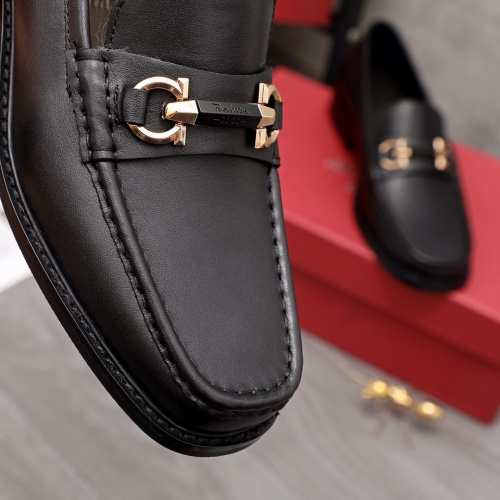 Cheap Salvatore Ferragamo Leather Shoes For Men #974838 Replica Wholesale [$88.00 USD] [ITEM#974838] on Replica Salvatore Ferragamo Leather Shoes