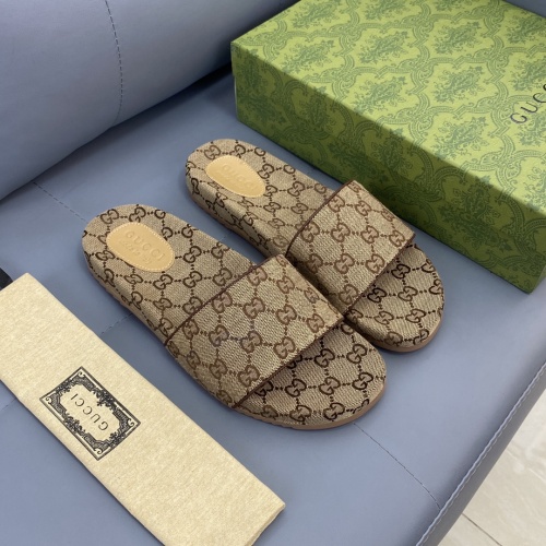 Cheap Gucci Slippers For Men #974931 Replica Wholesale [$52.00 USD] [ITEM#974931] on Replica Gucci Slippers