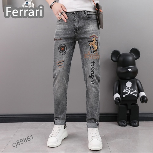 Cheap Ferrari Jeans For Men #975901 Replica Wholesale [$48.00 USD] [ITEM#975901] on Replica Ferrari Jeans