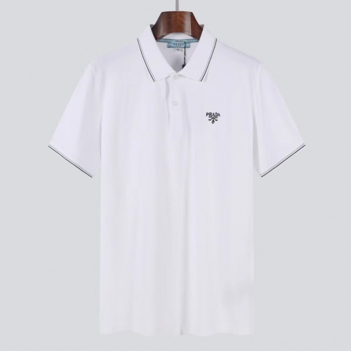 Cheap Prada T-Shirts Short Sleeved For Men #975940 Replica Wholesale [$38.00 USD] [ITEM#975940] on Replica Prada T-Shirts