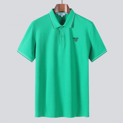 Cheap Prada T-Shirts Short Sleeved For Men #975943 Replica Wholesale [$38.00 USD] [ITEM#975943] on Replica Prada T-Shirts