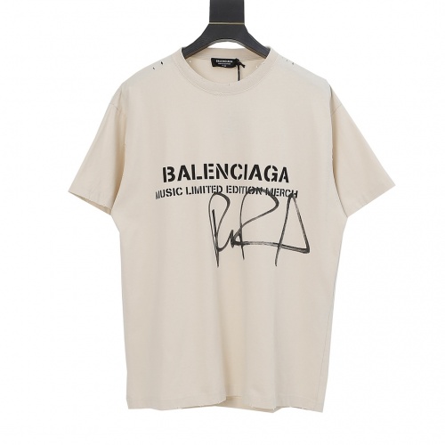 Cheap Balenciaga T-Shirts Short Sleeved For Unisex #976131 Replica Wholesale [$42.00 USD] [ITEM#976131] on Replica Balenciaga T-Shirts