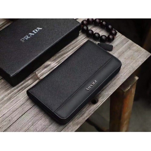 Cheap Prada AAA Man Wallets #977200 Replica Wholesale [$45.00 USD] [ITEM#977200] on Replica Prada AAA Man Wallets