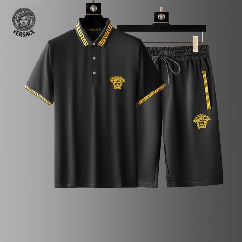 Cheap Versace Tracksuits Short Sleeved For Men #977249 Replica Wholesale [$68.00 USD] [ITEM#977249] on Replica Versace Tracksuits