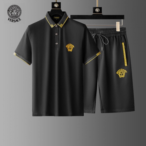 Cheap Versace Tracksuits Short Sleeved For Men #977251 Replica Wholesale [$68.00 USD] [ITEM#977251] on Replica Versace Tracksuits