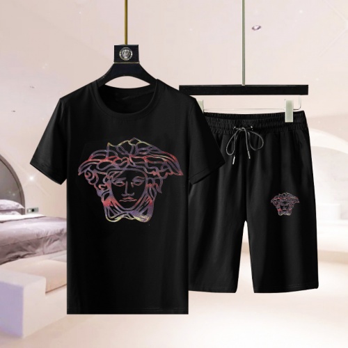 Cheap Versace Tracksuits Short Sleeved For Men #977317 Replica Wholesale [$56.00 USD] [ITEM#977317] on Replica Versace Tracksuits