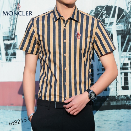 Cheap Moncler Shirts Short Sleeved For Men #977361 Replica Wholesale [$38.00 USD] [ITEM#977361] on Replica Moncler Shirts