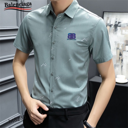 Cheap Balenciaga Shirts Short Sleeved For Men #977394 Replica Wholesale [$38.00 USD] [ITEM#977394] on Replica Balenciaga Shirts