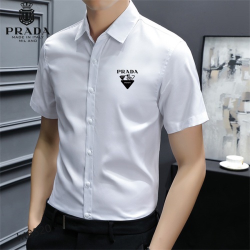 Cheap Prada Shirts Short Sleeved For Men #977413 Replica Wholesale [$38.00 USD] [ITEM#977413] on Replica Prada Shirts