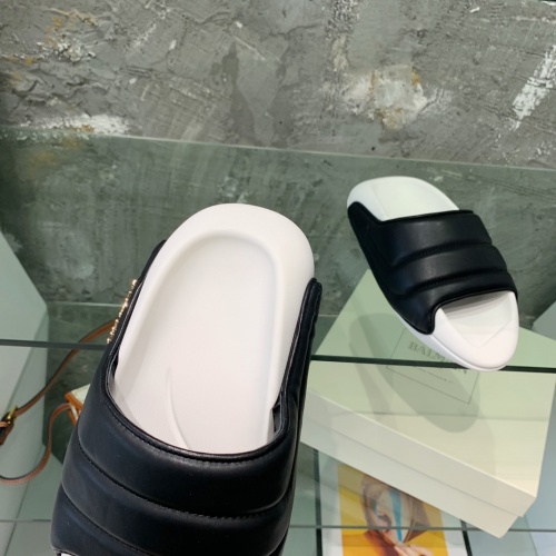 Cheap Balmain Slippers For Women #977457 Replica Wholesale [$85.00 USD] [ITEM#977457] on Replica Balmain Slippers