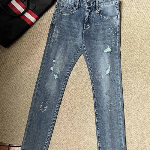 Cheap Philipp Plein PP Jeans For Men #977680 Replica Wholesale [$60.00 USD] [ITEM#977680] on Replica Philipp Plein PP Jeans