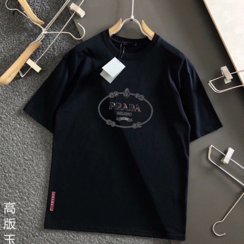 Cheap Prada T-Shirts Short Sleeved For Men #977733 Replica Wholesale [$56.00 USD] [ITEM#977733] on Replica Prada T-Shirts