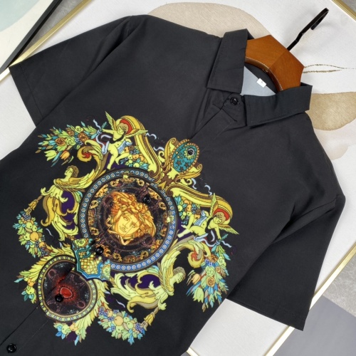 Cheap Versace Shirts Short Sleeved For Men #977815 Replica Wholesale [$45.00 USD] [ITEM#977815] on Replica Versace Shirts