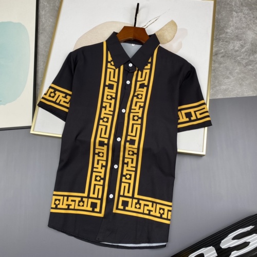 Cheap Versace Shirts Short Sleeved For Men #977818 Replica Wholesale [$45.00 USD] [ITEM#977818] on Replica Versace Shirts