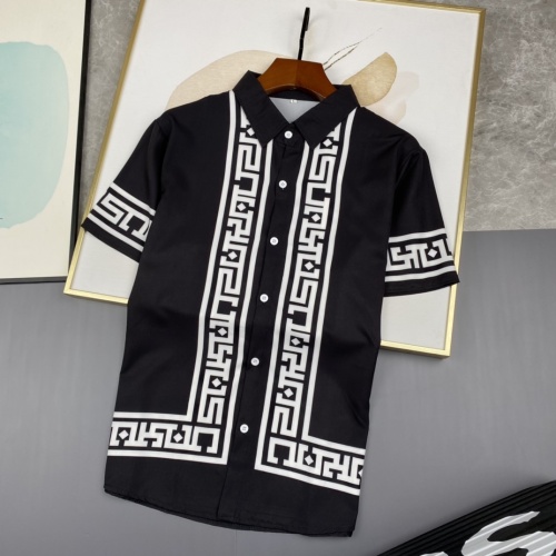 Cheap Versace Shirts Short Sleeved For Men #977819 Replica Wholesale [$45.00 USD] [ITEM#977819] on Replica Versace Shirts