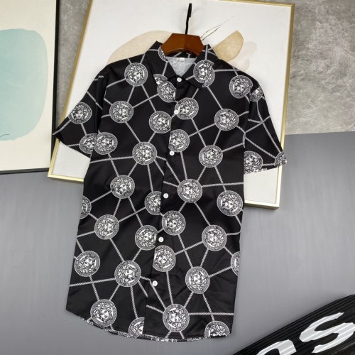 Cheap Versace Shirts Short Sleeved For Men #977822 Replica Wholesale [$45.00 USD] [ITEM#977822] on Replica Versace Shirts