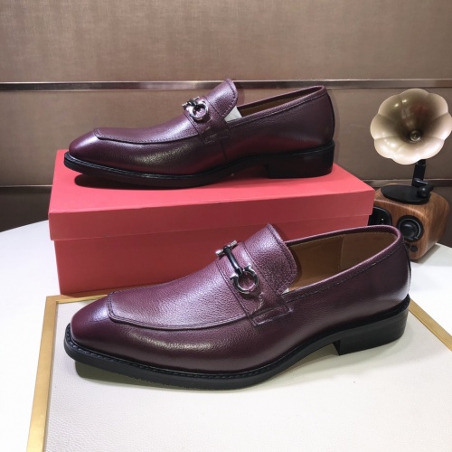 Cheap Salvatore Ferragamo Leather Shoes For Men #979156 Replica Wholesale [$82.00 USD] [ITEM#979156] on Replica Salvatore Ferragamo Leather Shoes