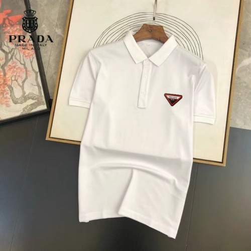 Cheap Prada T-Shirts Short Sleeved For Men #979615 Replica Wholesale [$29.00 USD] [ITEM#979615] on Replica Prada T-Shirts