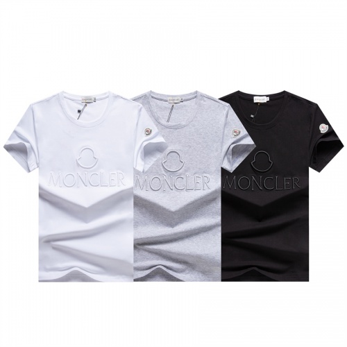 Cheap Moncler T-Shirts Short Sleeved For Men #979805 Replica Wholesale [$25.00 USD] [ITEM#979805] on Replica Moncler T-Shirts