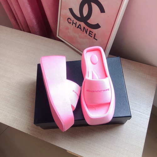 Cheap Alexander Wang Slippers For Women #980669 Replica Wholesale [$102.00 USD] [ITEM#980669] on Replica Alexander Wang Slippers